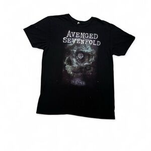 Avenged Sevenfold Vintage Album Black Graphic Tee